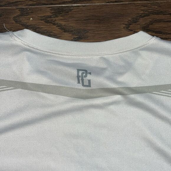Russell PERFECT GAME men’s white Dri-Power Baseball 3/4 sleeve practice shirt - Picture 4 of 5